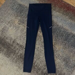 Lululemon leggings, navy blue, size 2